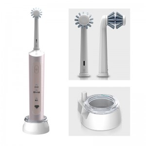 OABES 2022 ΝΕΑ 3D Διπλή βούρτσα Κεφαλή Καθαρισμός χαμηλού θορύβου Ευφυής περιστρεφόμενη ηλεκτρική οδοντόβουρτσα