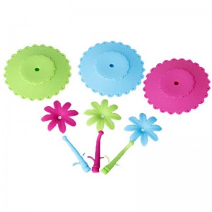 Καπάκια φλιτζάνι ηλίανθου Καπάκια Τροφίμων Σιλικόνης Καπάκια