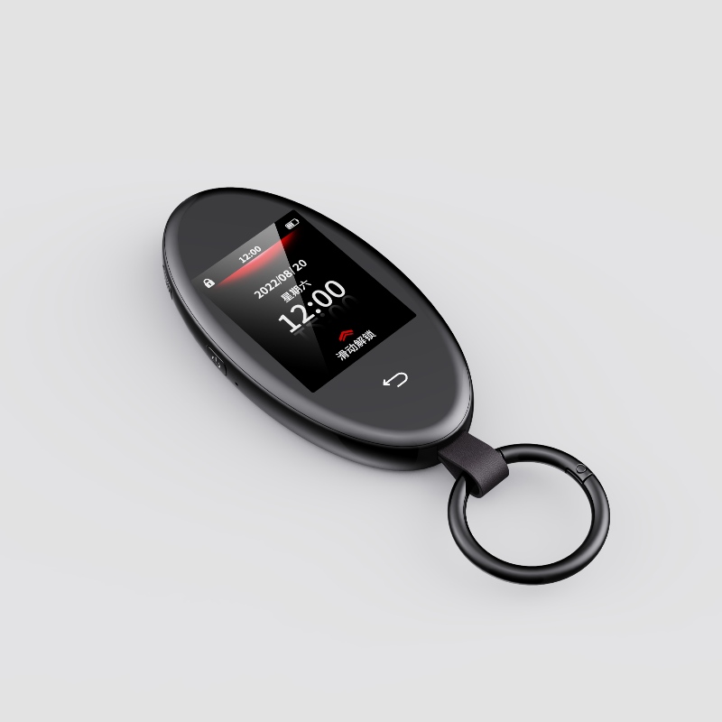 Smart LCD Screen Touch Key Car, Αναβάθμιση καταχώρησης χωρίς κλειδί, μοβ κλειδί αυτοκινήτου Auto Lock&Ξεκλείδωμα απομακρυσμένου εκκινητή αυτοκινήτου, Accessories αντικατάστασης FOB αντικατάστασης, οθόνη λογότυπου οχήματος