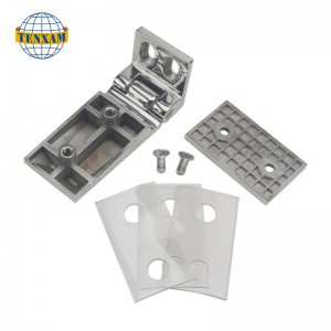 Σφιγκτήρα γυαλιού μονής άκρης 90 βαθμών