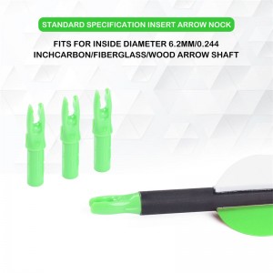 Elongarrow τοξοβολία Arrow Nock για άνθρακα βέλος Arrow Arrow Accessories Nock