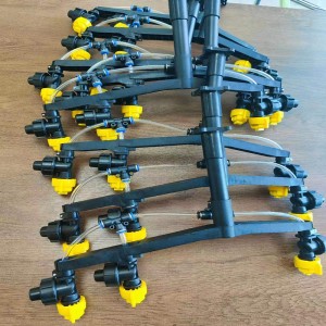 Το ακροφύσιο πίεσης του γεωργικού UAV, ένα νέο μοντέλο, έχει τεθεί σε απευθείας σύνδεση με καλό αποτέλεσμα