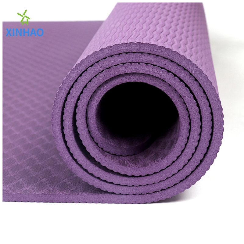 Χονδρικό πάχος ματς γιόγκα (4/6/8mm) γυμναστική άσκηση γυμναστήριο φιλικό προς το περιβάλλον μη-ολισθητικό tpe yoga mat υψηλή πυκνότητα, κατάλληλο για οικιακή γιόγκα, άσκηση, pilates.