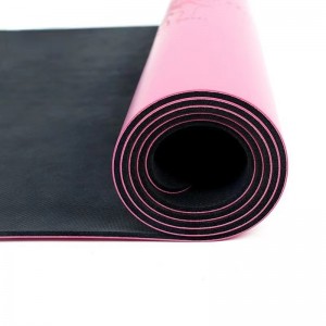 Τυπωμένη ή asana pu καουτσούκ καουτσούκ yoga mat χονδρική, υποστήριξη προσαρμοσμένο λογότυπο και μοτίβο, φιλικό προς το περιβάλλον μη το...