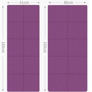 Χονδρικό πτυσσόμενο ταξίδι Yoga Mat 4mm/5mm Πάχος Εύκολο στη μεταφορά στην τάξη Άσκηση, ανάπαυση γραφείου, πάρκο κάμπινγκ
