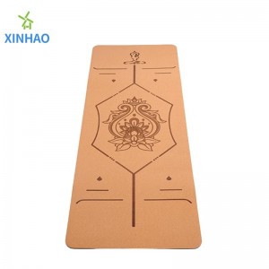 Amazon Best Selling Cork TPE Yoga Mat Wholesale, 4mm/5mm/6mm/8mm tpe corknonlip yoga mat, υποστήριξη προσαρμοσμένο λογότυπο ή εκτύπωση