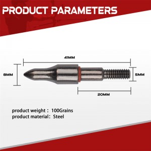 Elongarrow 150002 100 Grain Artrowheads για βέλη άνθρακα