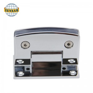 90 βαθμοί τοίχος σε γυάλινη πόρτα με άρθρωση ψευδαργύρου κράμα μπάνιο μπάνιο