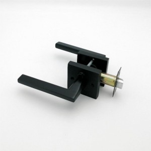 S7503 μοχλός πόρτας απορρήτου για πόρτες υπνοδωματίων και μπάνιου ματ μαύρο