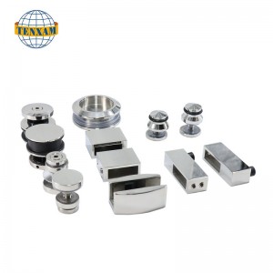 Ανοξείδωτο γυαλί Γυαλί Γυαλί Γυαλί συρόμενη πόρτα εξαρτήματα με μπάνιο συρόμενη πόρτα ολισθητήρα κυλίνδρου