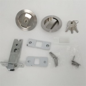 1602 αόρατο συρόμενο αχυρώνα ξύλινη πόρτα θύλακα τσέπης κλειδαριά με πλήκτρα