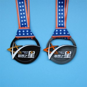 Medal Finisher Medal Soft Senameled Hollow Metal Medal