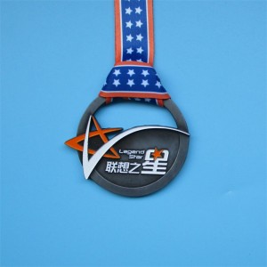 Medal Finisher Medal Soft Senameled Hollow Metal Medal