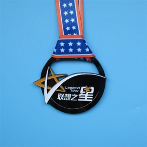 Medal Finisher Medal Soft Senameled Hollow Metal Medal