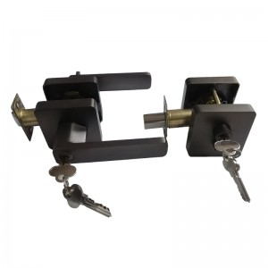 78001 τετραγωνικός μοχλός εισόδου με διπλό κύλινδρο deadbolt σετ κλειδιού όπως το σύνθετο κλειδαριά (για το γραφείο και την μπροστινή π...