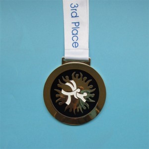 Κατασκευαστής προσαρμοσμένος υψηλής ποιότητας μετάλλιο 3D Marathon Sport Medal