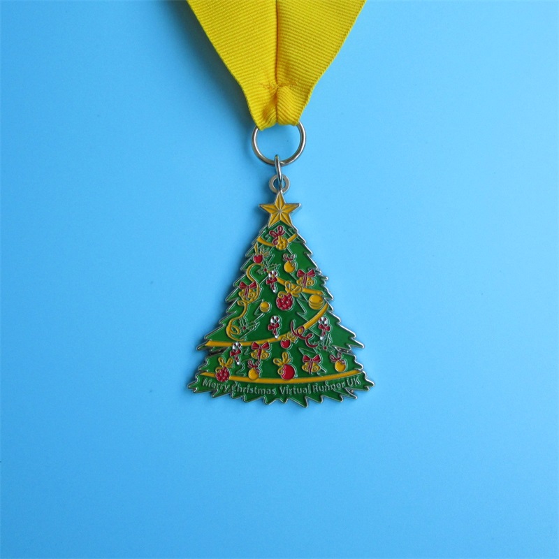 Χριστουγεννιάτικο αναμνηστικό μετάλλιο Χριστουγεννιάτικο μεταλλικό δώρο διακοπών