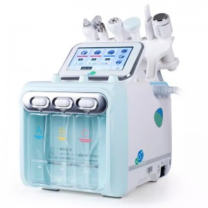 Υδρογόνο οξυγόνο FacialBeauty Machine 6 σε 1 H2O2 πολυλειτουργική μικρή φυσαλίδα ενυδάτωση προσώπου ενυδάτω