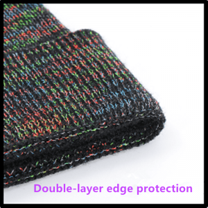 Rainbow Reflective Knit Hat