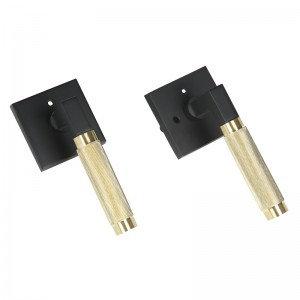 S7137 Σύγχρονη πλατεία μοχλός πόρτας για εσωτερικές πόρτες, λαβές πόρτας βαρέως τύπου