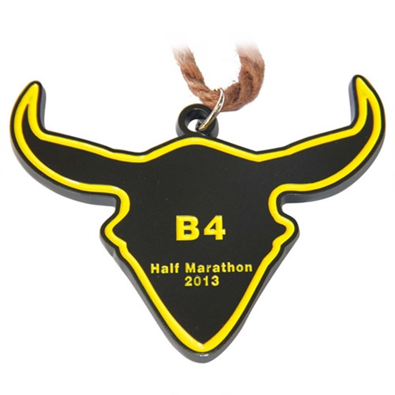 Σχεδιάστε το δικό σας κενό κράμα ψευδαργύρου 3D Gold Award Marathon που τρέχει Custom Metal Sport Medal