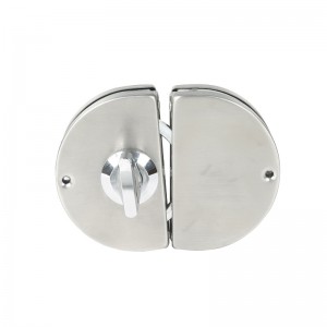 GDL001 201 ανοξείδωμα εμπορικού ανθεκτικού ανθεκτικού μεταλλικού μεταλλικού χρωμίου γυάλινη πόρτα αντι-κλοπής κλείδωμα ασφαλείας, δ...