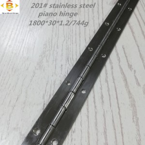 Τυπικό μέγεθος Long Hinge 201#72 \'\'*1.2 Ανοξείδωτο χάλυβα μεντεσέ πιάτα συνεχής σειρά