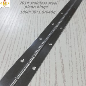 Τυπικό μέγεθος Long Hinge 201#72 \'\'*1.5 ανοξείδωτο χάλυβα μεντεσέ πιάτα συνεχής σειρά