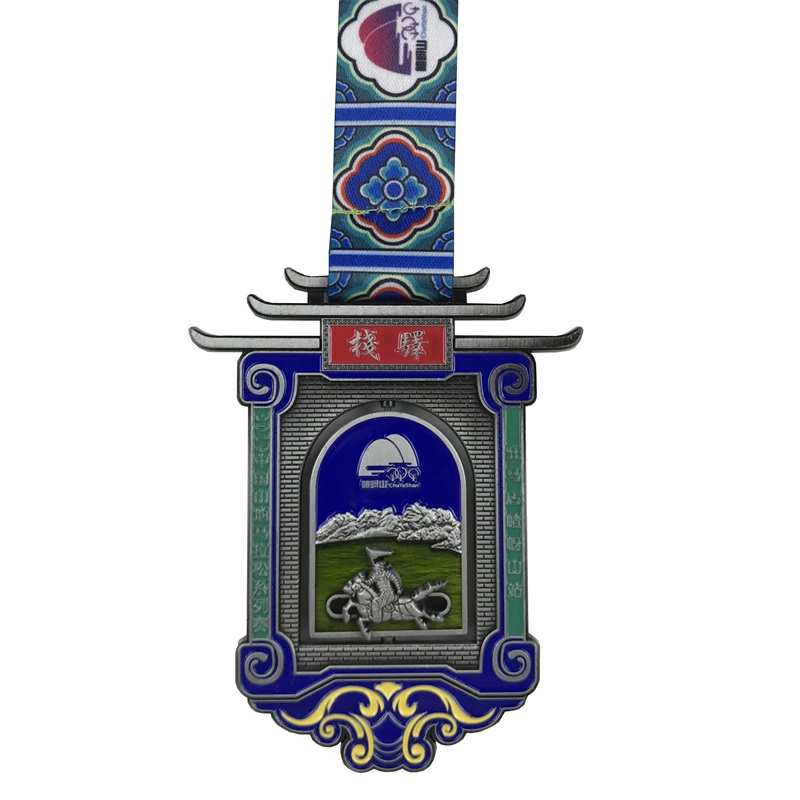 Μοναδικό σχεδιασμό προσαρμοσμένο λογότυπο 4D Sport Medallion Metal αναμνηστικά μετάλλια