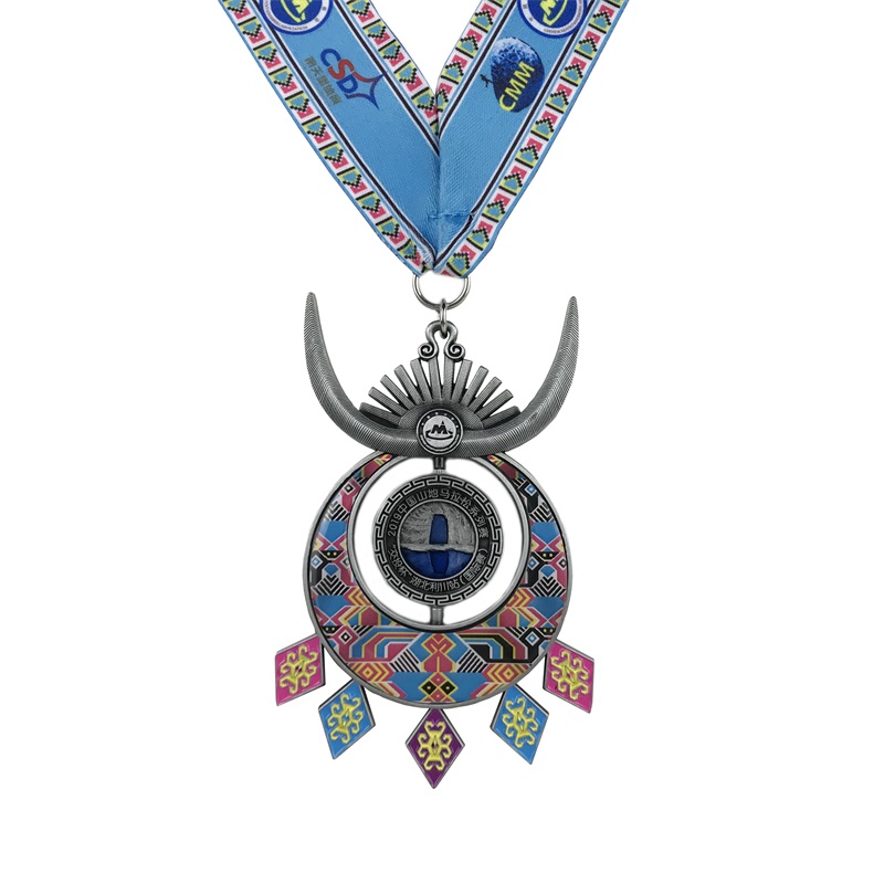 Προσαρμοσμένο Κολιέ Medallion 4D Σμάλτο Έθιμο μετάλλιο για αναμνηστικό