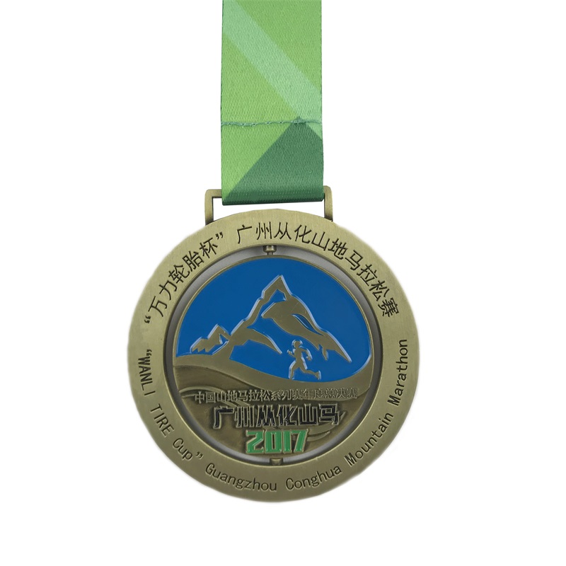 Τέλειο σχεδιασμό προσαρμοσμένο λογότυπο 4D αθλητικά μετάλλια και αναμνηστικά μετάλλια κορδέλας