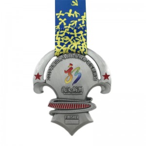 Perfect Design Antique Brass Gold Silver 4D Metal Medals Medal Awards