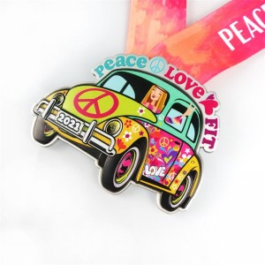 Gag Factory OEM αποκλειστικό σχεδιασμό χυτά μετάλλια με κορδέλα μεταλλικό αθλητικό μετάλλιο