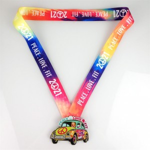 Gag Factory OEM αποκλειστικό σχεδιασμό χυτά μετάλλια με κορδέλα μεταλλικό αθλητικό μετάλλιο