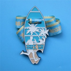 Τα μετάλλια της Ημέρας Αθλητισμού Αναμνηστικά μετάλλια αθλητικά μετάλλια και κορδέλες για τρέξιμο