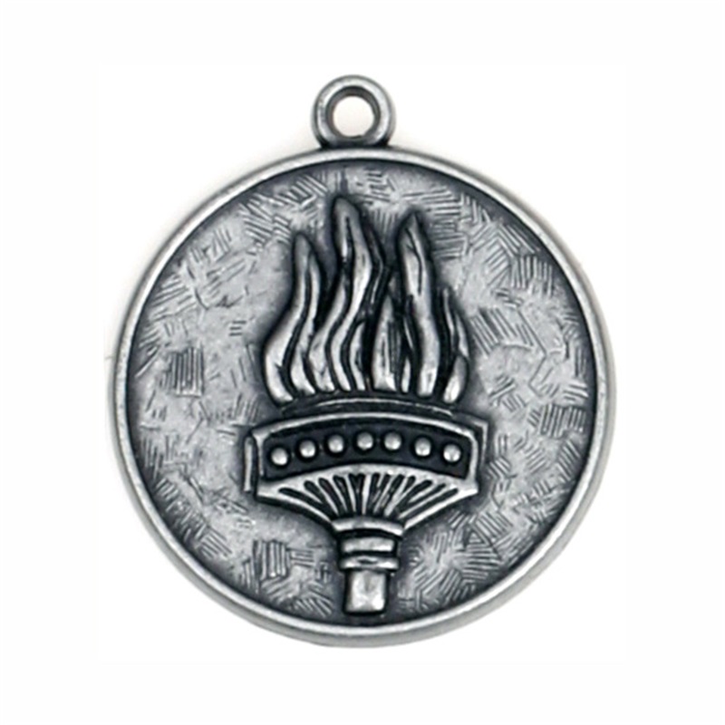 Μπορούν να επανεπεξεργαστούν μεταλλικά μετάλλια απόθεμα 7/8-ιντσών Antique Silver Sport Medals