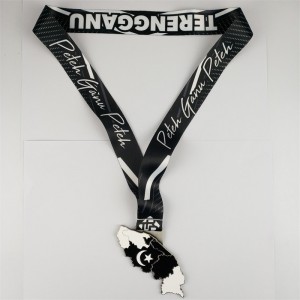 Προσαρμοσμένα εξατομικευμένα βραβεία μεγάλης τιμής Metal 3D Gold Plated Sports Race Medal