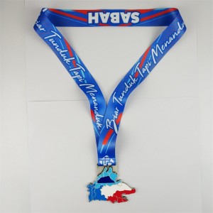 Αναμνηστικά μετάλλια Χάρτης χύτευσης κράματος ψευδαργύρου για βραβεία εταιρικών εκδηλώσεων της πόλης