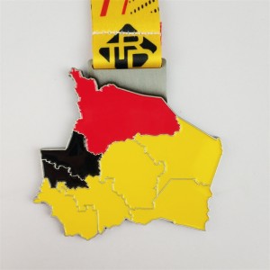 Επαγγελματικό προσαρμοσμένο αθλητικό μετάλλιο στερεοσκοπικό μετάλλιο εφέ