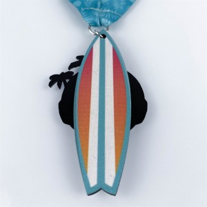 Βραβεία ξύλινα μετάλλιο μετάλλου για καλοκαιρινές διακοπές