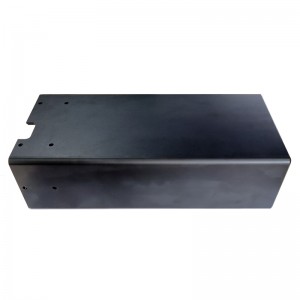 Μαύρο ανοδιωμένο εξωθημένο προφίλ, εξαρτήματα υψηλής ακρίβειας CNC