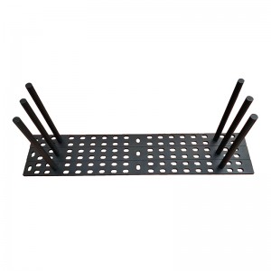 Υψηλής ποιότητας μαύρη σκόνη ψεκασμού χάλυβα πλωτή βραχίονα με αφαιρούμενο ράβδο υποστήριξης