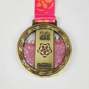 Εισάγετε Glitter Star Liquid και Medals Medals Custom Medals Senamel