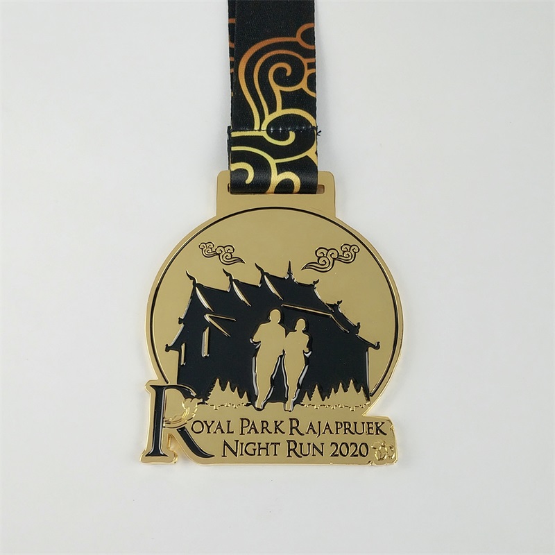 Medal πρωταθλήματος 3d Gold Metal Award Marathon Running Sport Medal