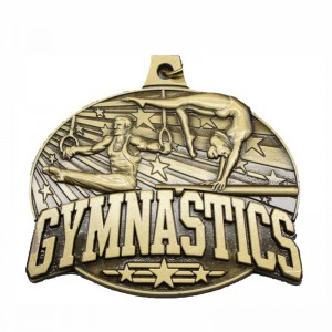 Gag Metal Medallion Casting Medal για Rythmic Gymnastics