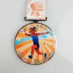 Χυτοσίδηρο χυτό μετάλλιο 3D σμάλτο μετάλλια προσαρμοσμένο τυπωμένο μετάλλιο μετάλλιο αυτοκόλλητα