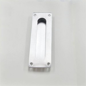 7,09 ίντσες εσοχή φλόγας δάχτυλα τραβά για την πόρτα της πόρτας τσέπης, συρόμενη λαβή πόρτας αχυρώνα, βουρτσισμένο ανοξείδωτο χάλυ...