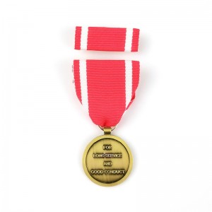 Προσαρμοσμένο Medalla Medallion Die Cast Metal Badge 3D Medals and Awards Medal of Honor με Κορδέλα