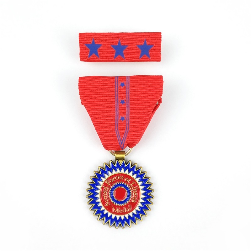 Προσαρμοσμένο Medalla Medallion Die Cast Metal Badge 3D Medals and Awards Medal of Honor με Κορδέλα
