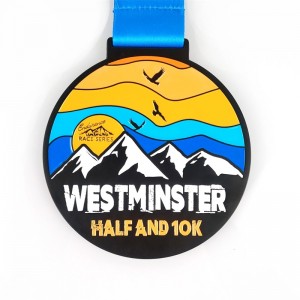 Gag Factory Custom Logo Award Medals με κορδέλα κενό χρυσό ασημένιο χάλκινο ποδήλατο τρέξιμο μαραθώνιο μετάλλιο αθλητικό μετάλλιο